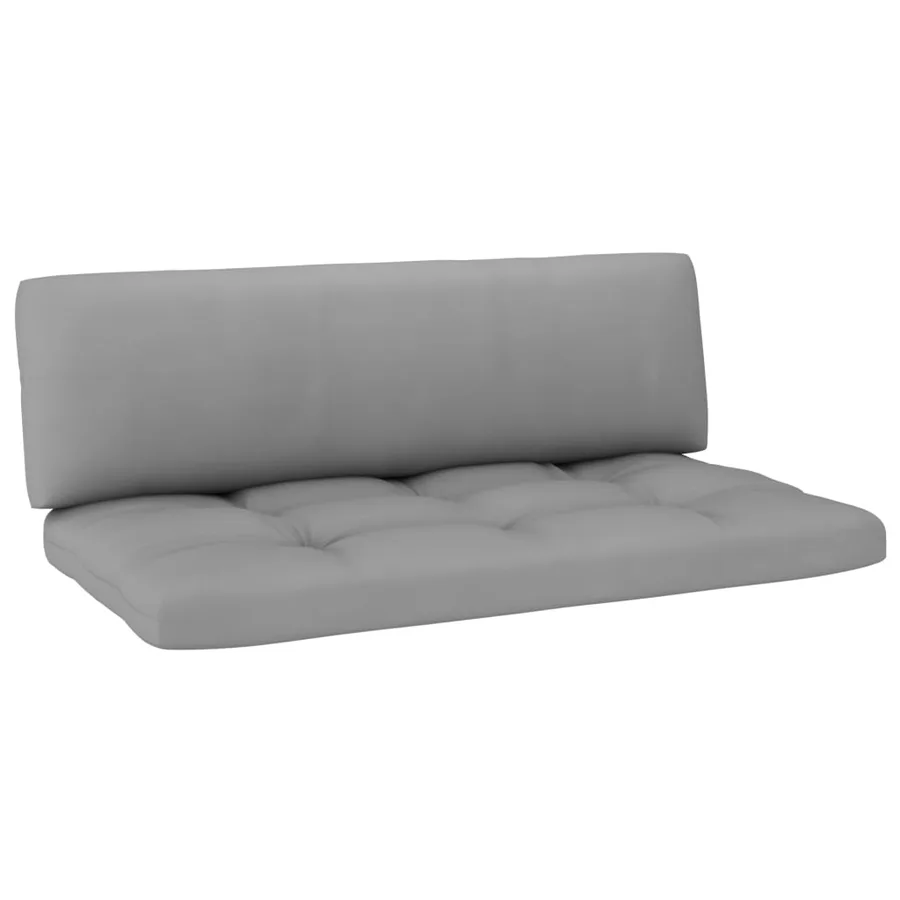 Canapé central palette de jardin marron miel bois pin imprégné - 4