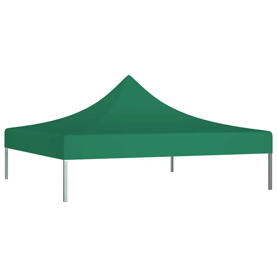 Toit de tente de réception 3x3 m Vert 270 g/m² - 2