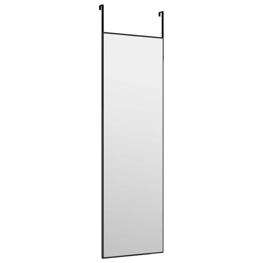 Miroir de porte Noir 30x100 cm Verre et aluminium - 3