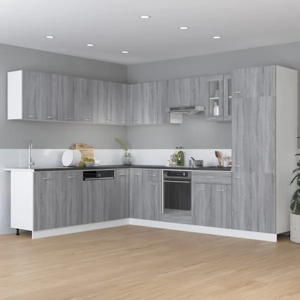 Armoire à tiroirs "Lyon" Gris Sonoma 60 x 46 x 81,5 cm Bois d'ingénierie