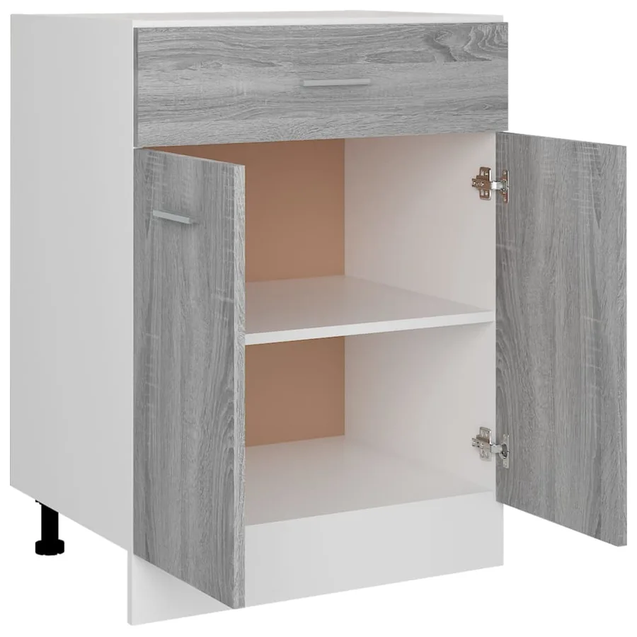 Armoire à tiroirs "Lyon" Gris Sonoma 60 x 46 x 81,5 cm Bois d'ingénierie - 7