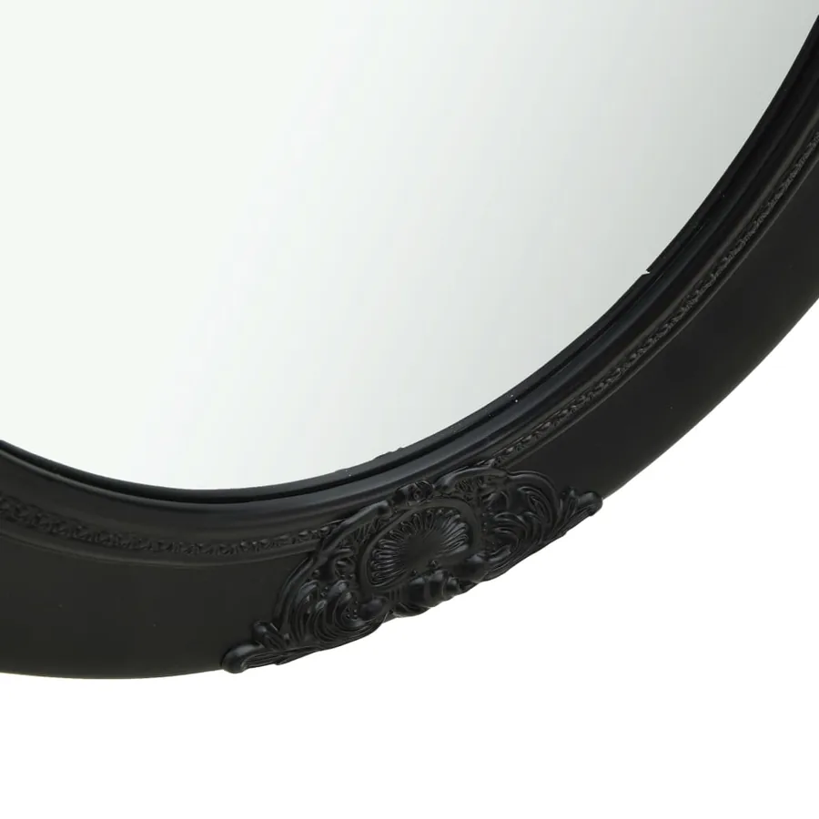 Miroir mural style baroque 50x60 cm noir - 4