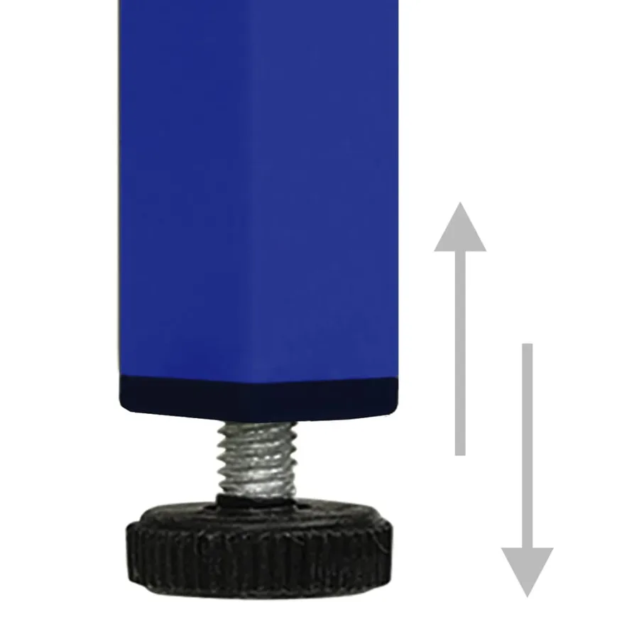 Meuble TV Bleu marine 105x35x50 cm Acier - 9