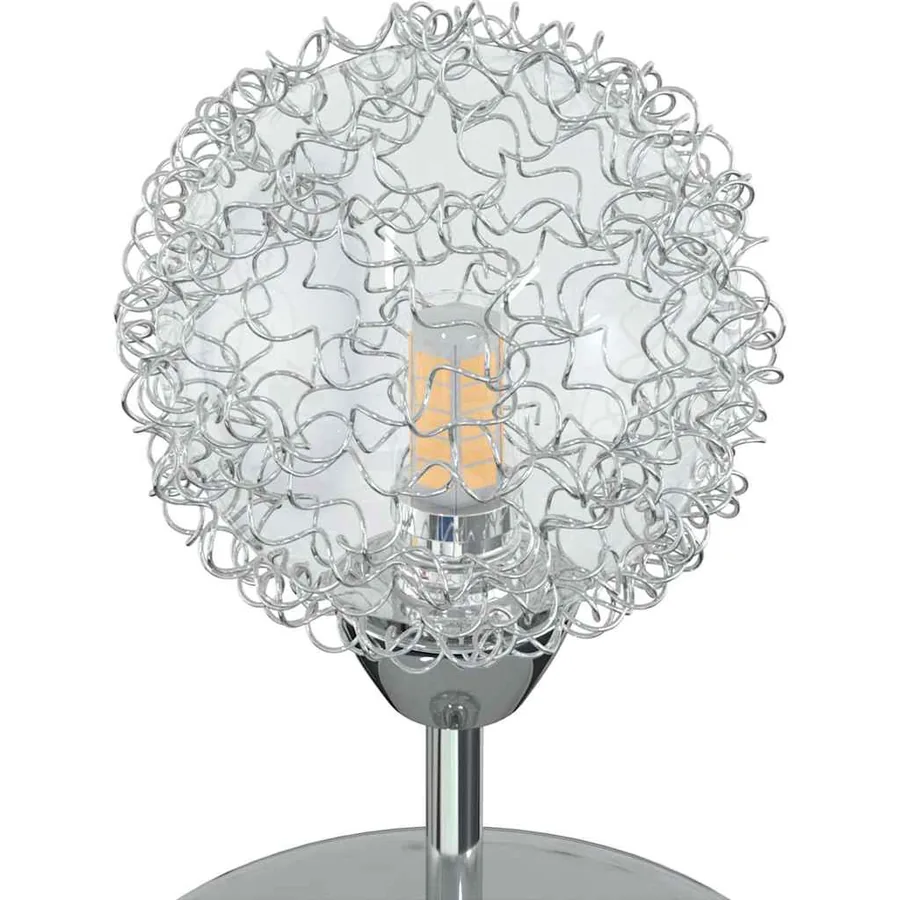 Plafonnier avec abat-jour en maille métallique pour 5 LED G9 - 5