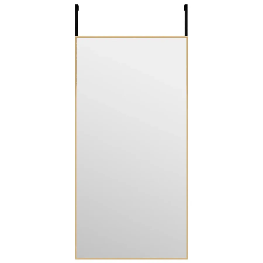 Miroir de porte Doré 40x80 cm Verre et aluminium - 2