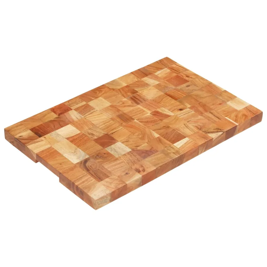 Planche à découper 60x40x3,8 cm Bois d'acacia massif