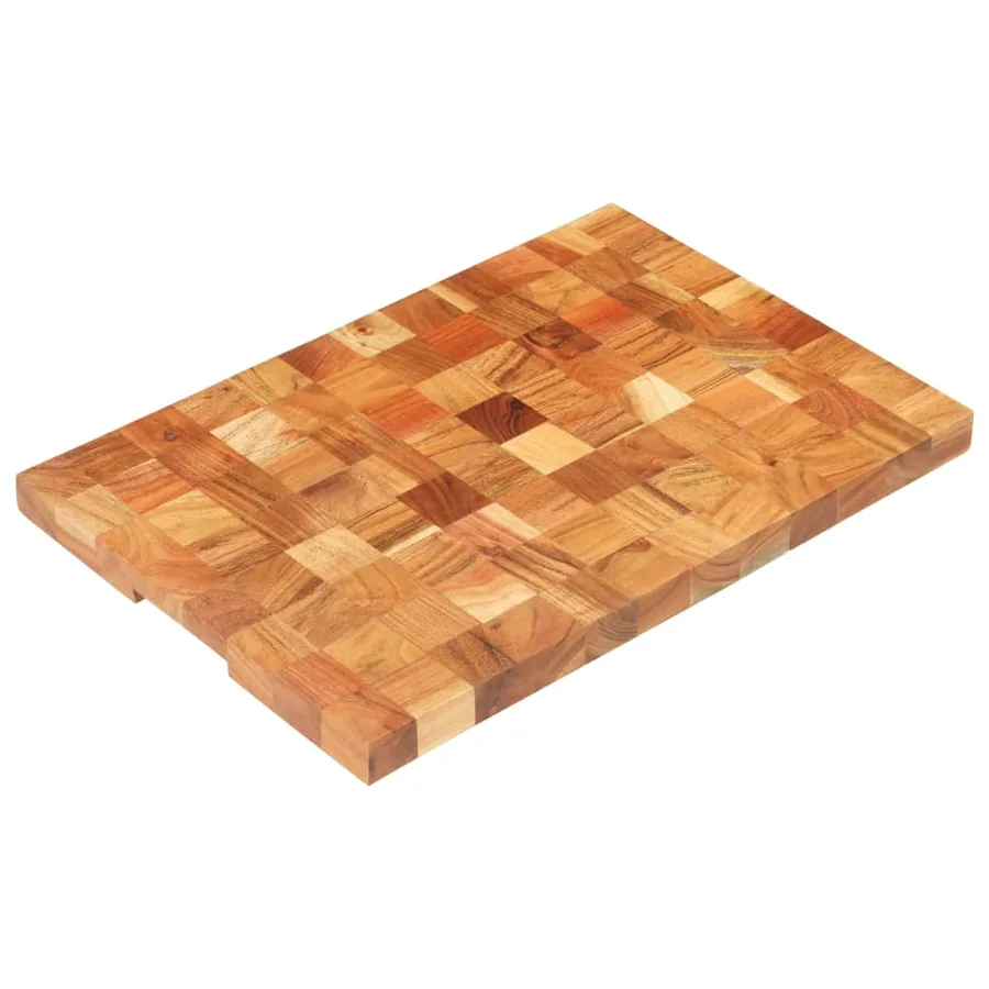 Planche à découper 60x40x3,8 cm Bois d'acacia massif - 10