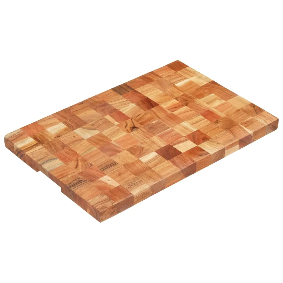Planche à découper 60x40x3,8 cm Bois d'acacia massif - 8