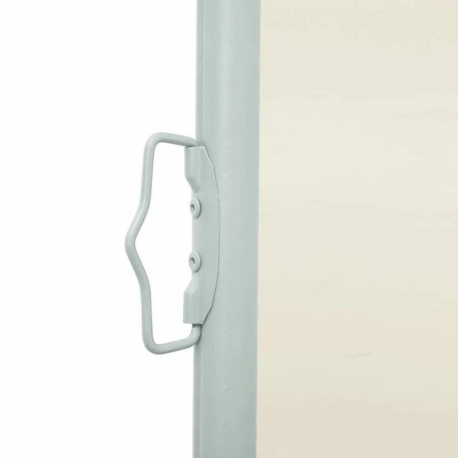 Auvent latéral rétractable de patio 140x500 cm Crème - 3