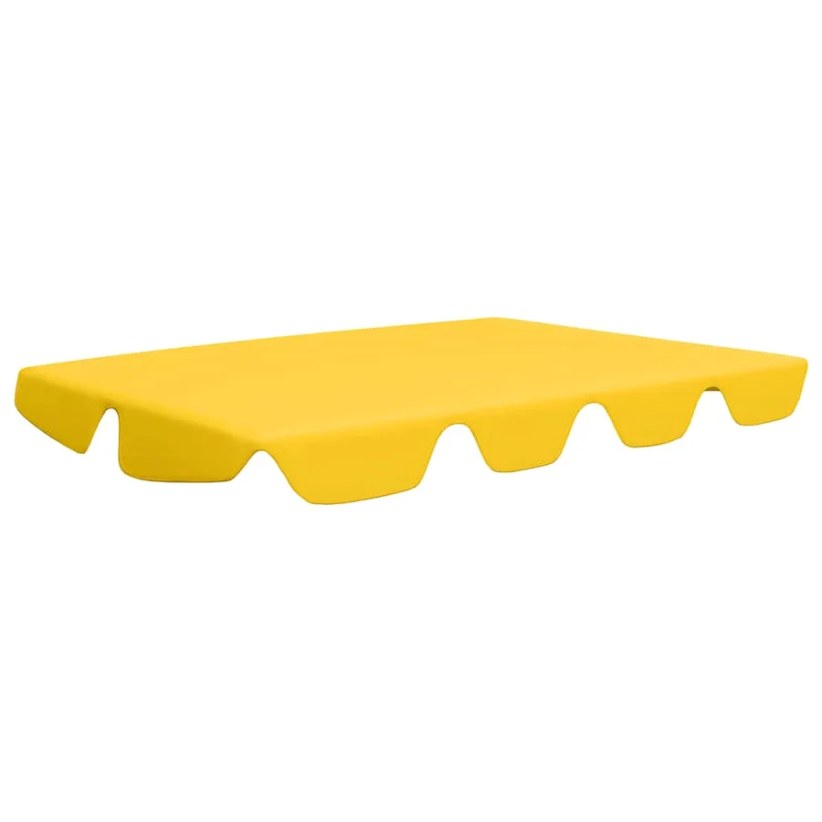 Toit de rechange de balançoire Jaune 150/130x105/70 cm - 2