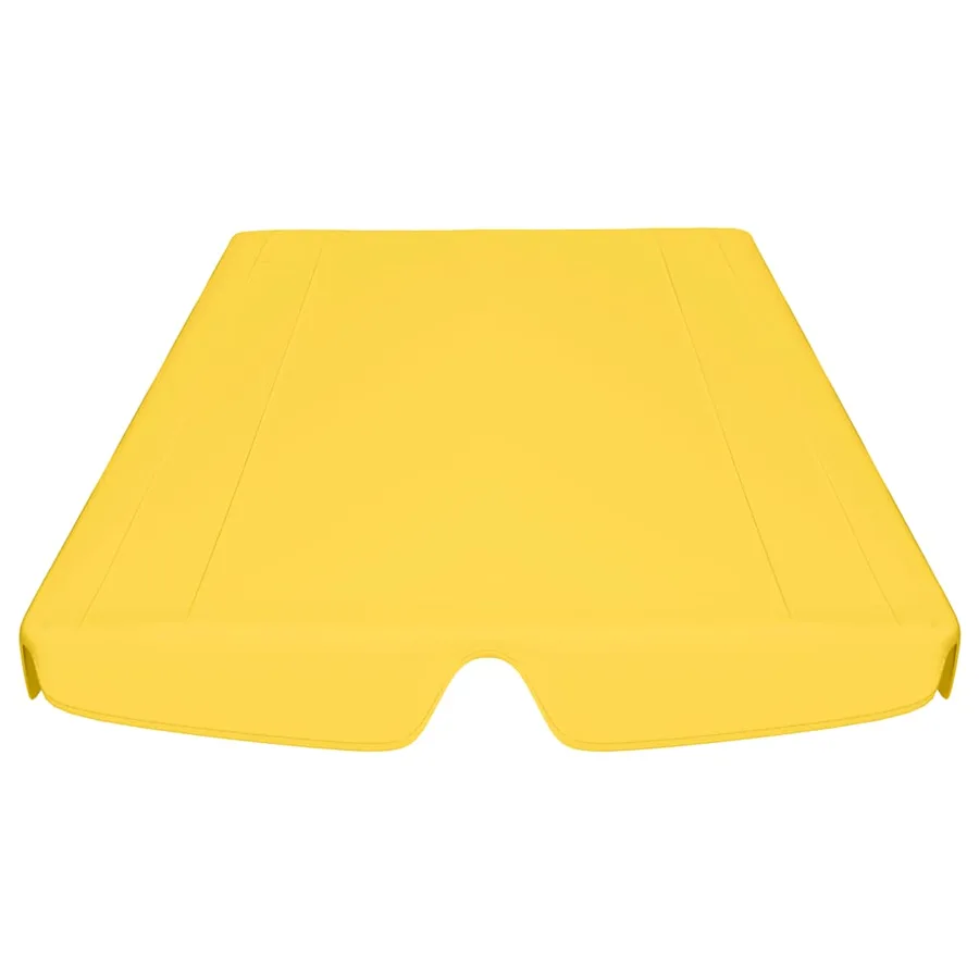 Toit de rechange de balançoire Jaune 150/130x105/70 cm - 4