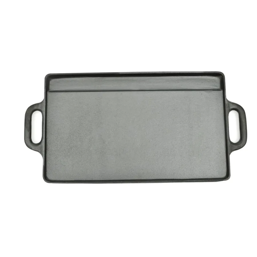 Plateau de gril réversible Fonte 50x23 cm - 2