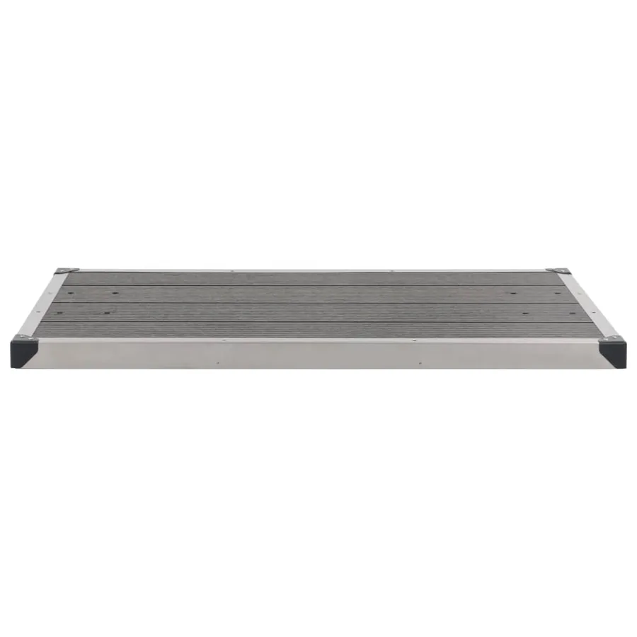 Douche de jardin avec base gris 220 cm Acier inoxydable - 13