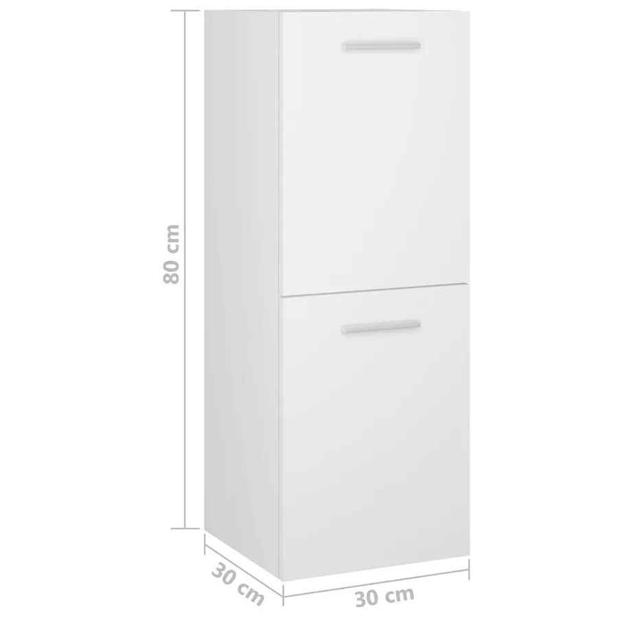 Ensemble de meubles de salle de bain Blanc Aggloméré - 17