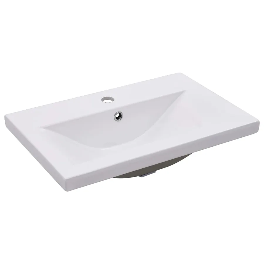 Ensemble de meubles de salle de bain Blanc Aggloméré - 7