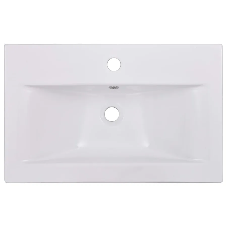 Ensemble de meubles de salle de bain Blanc Aggloméré - 8