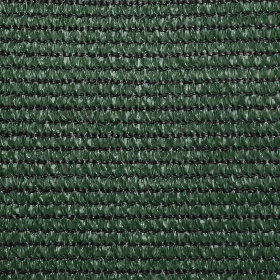 Voile d'ombrage 160 g/m² Vert foncé 3,5x4,5 m PEHD - 9