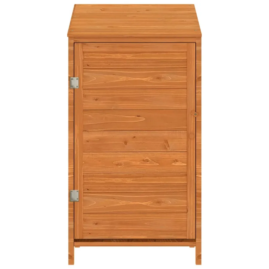 Remise de jardin Marron 55x52x112 cm Bois de sapin solide - 3