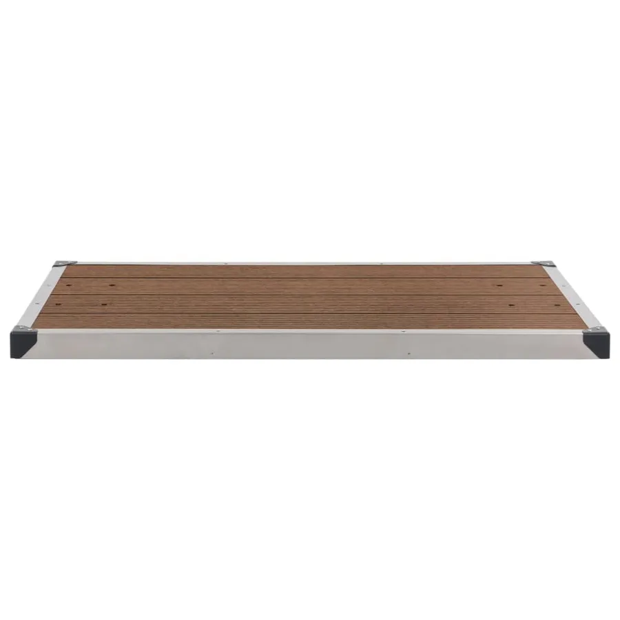 Douche de jardin avec base marron 220 cm Aluminium - 12