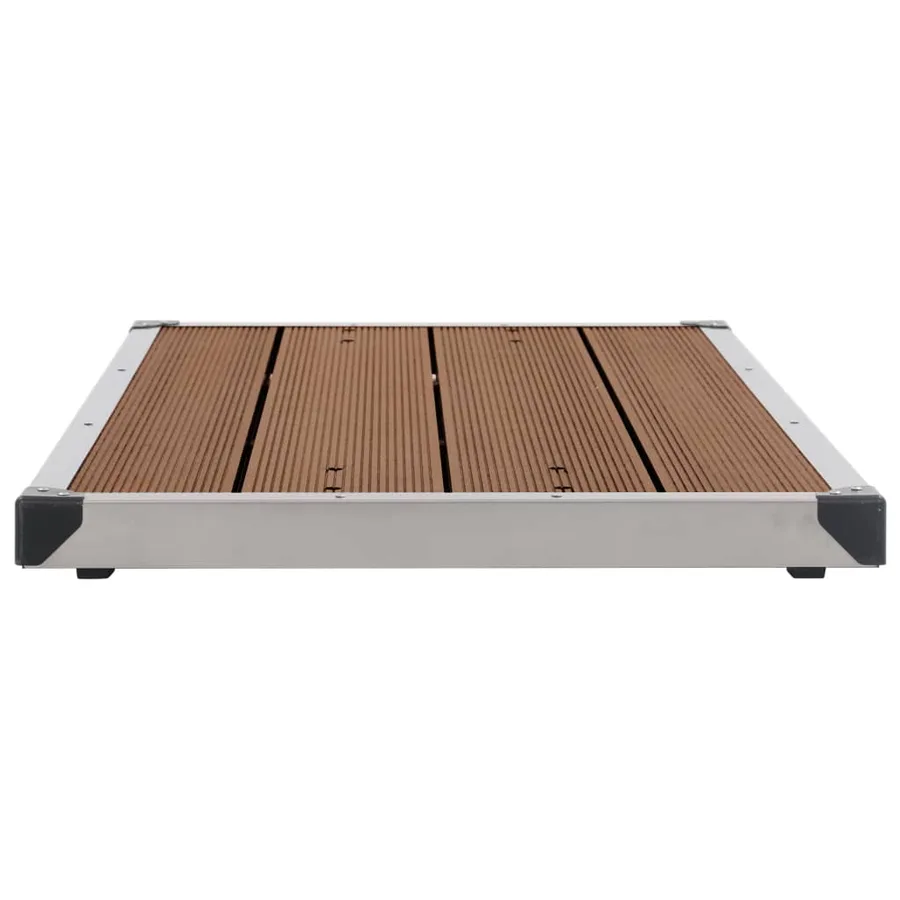 Douche de jardin avec base marron 220 cm Aluminium - 13