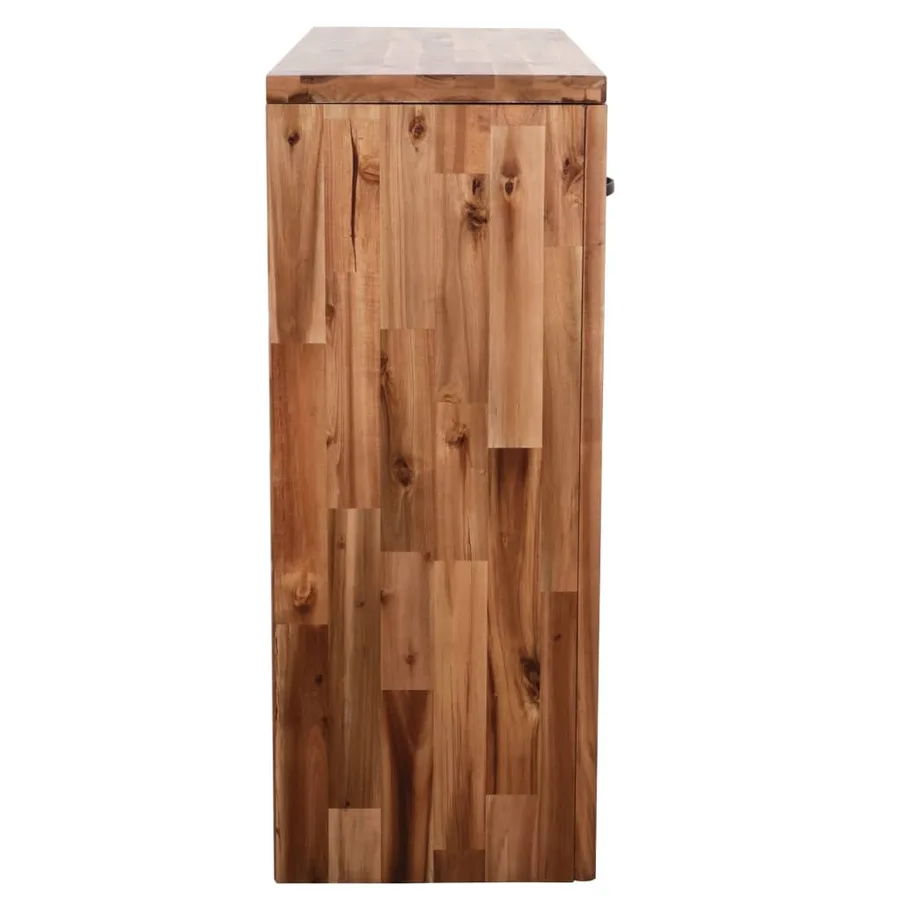 Table console Bois d'acacia massif 86 x 30 x 75 cm - 3
