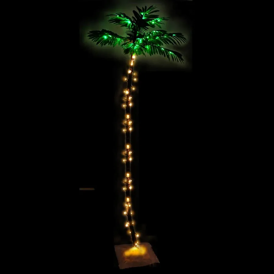 Palmier à LED 136 LED Blanc chaud 220 cm - 3