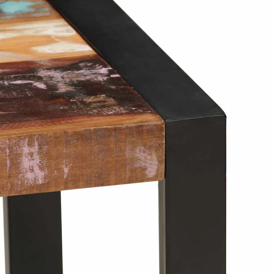 Table basse 120x60x40 cm Bois de récupération solide - 4