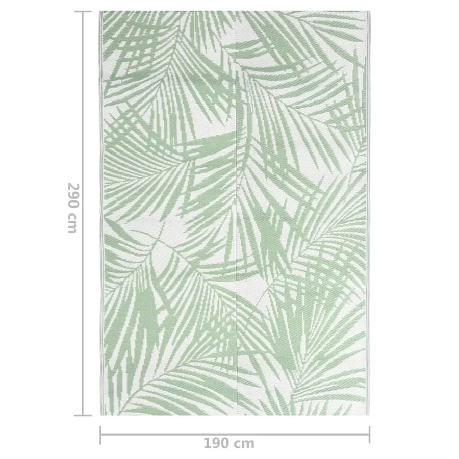 Tapis d'extérieur ARAKIL Vert 190x290 cm PP - 7