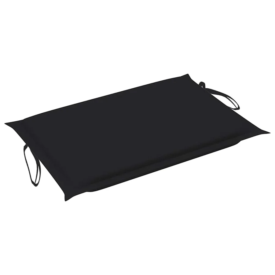Chaises longues lot de 2 avec table et coussins Acacia solide - 13