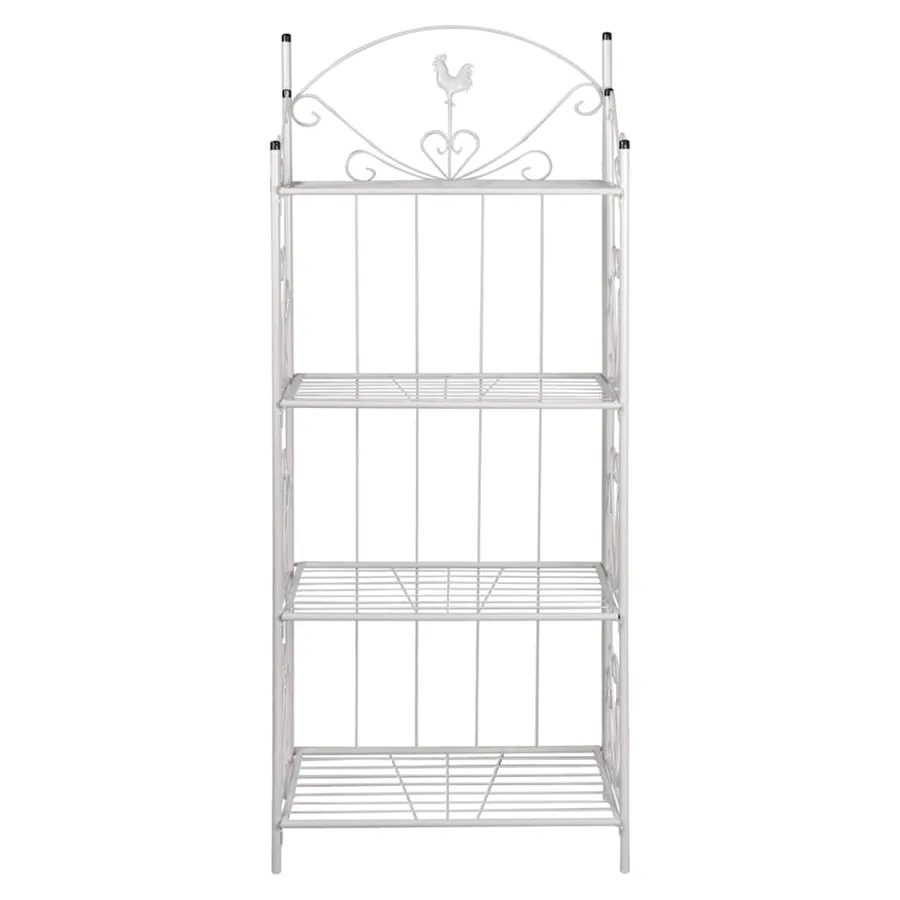 Support pour plantes Carré Blanc - 2