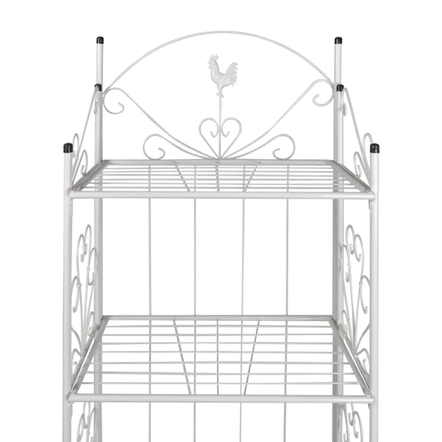 Support pour plantes Carré Blanc - 3