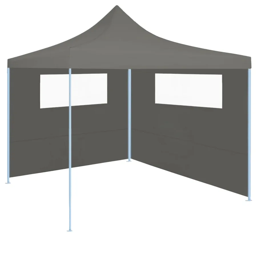Parois latérales de belvédère avec fenêtres 2 pcs Anthracite - 3