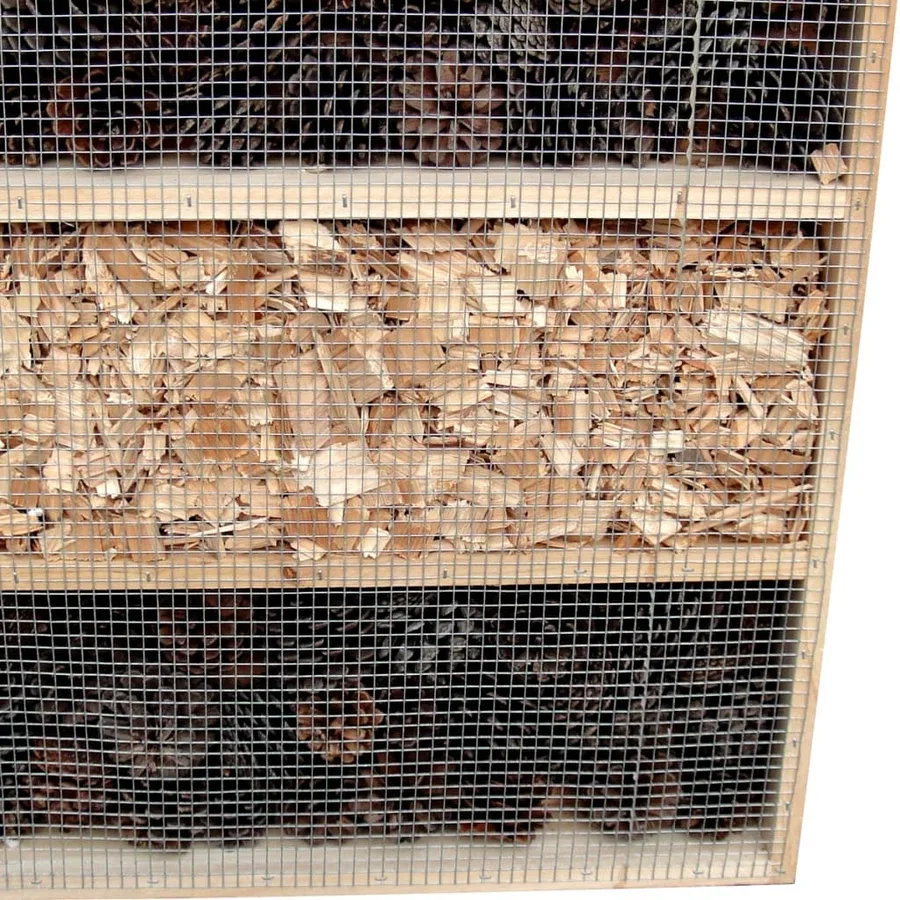 Hôtel à insectes XXL 45,5x15x99 cm - 5
