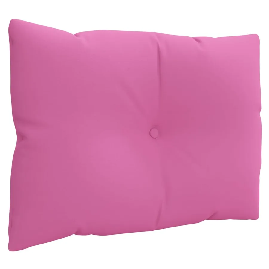 Coussins de palette lot de 3 rose tissu Oxford - 7