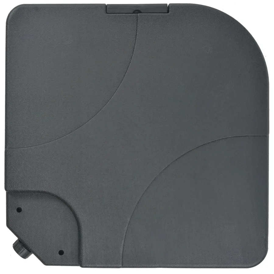 Parasol de jardin avec base portable anthracite - 10