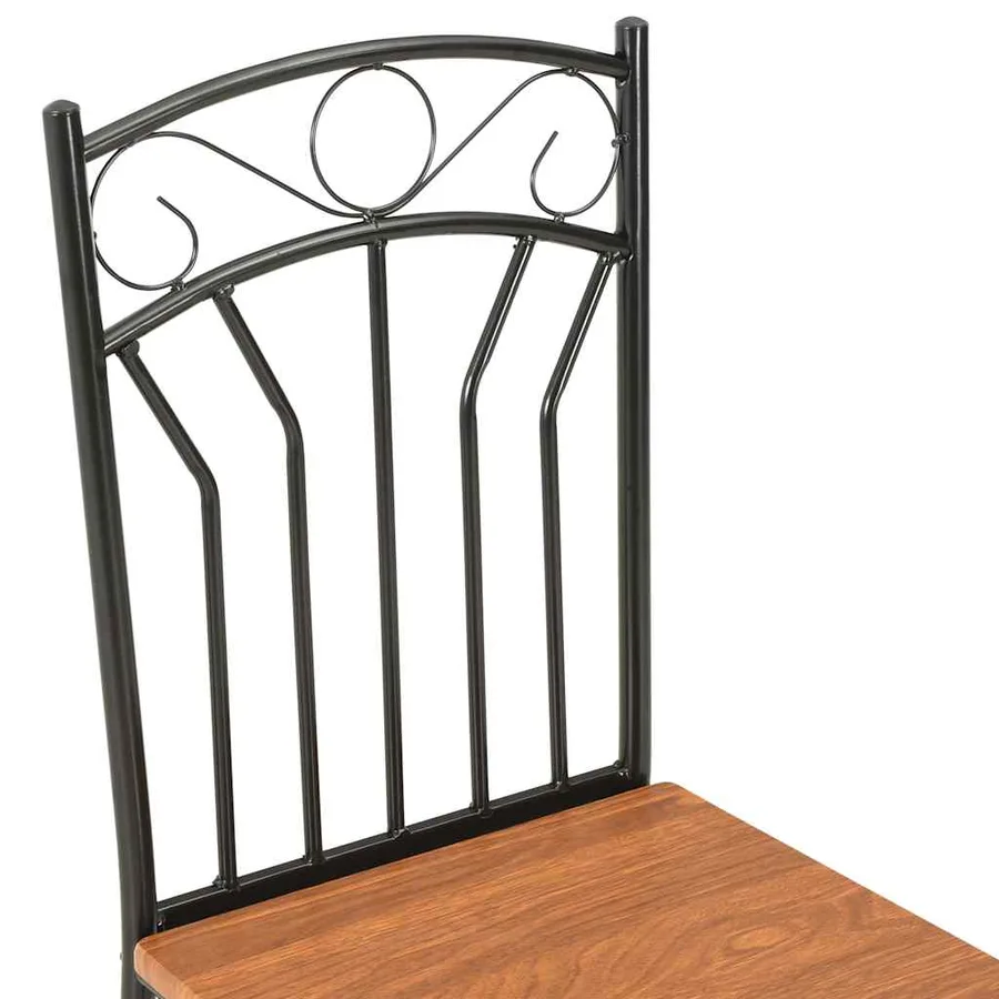 Chaises à manger lot de 6 marron MDF - 6