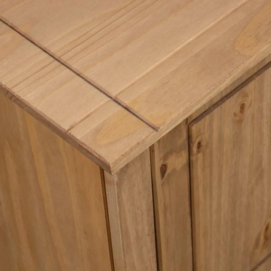 Meuble TV 120x40x50 cm Bois de pin massif Gamme Panama - 7