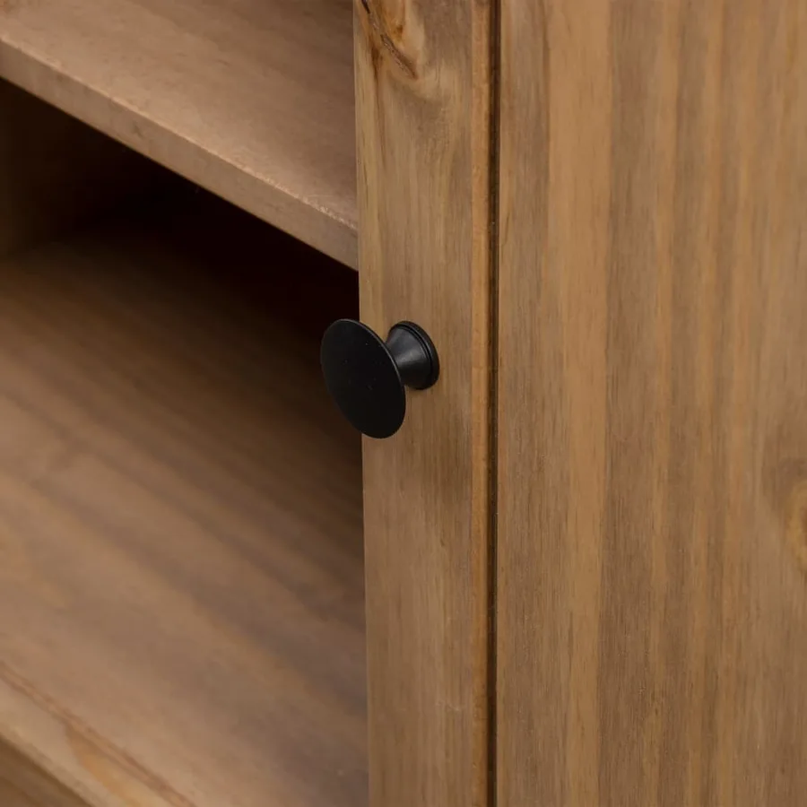Meuble TV 120x40x50 cm Bois de pin massif Gamme Panama - 8