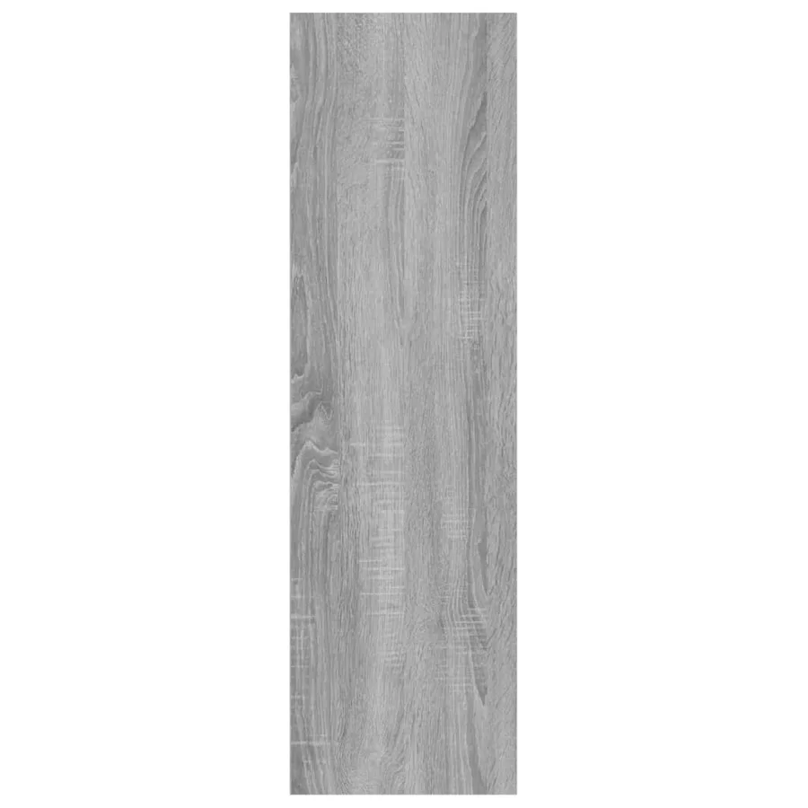Bibliothèque/Séparateur de pièce sonoma gris 100x30x103 cm - 4