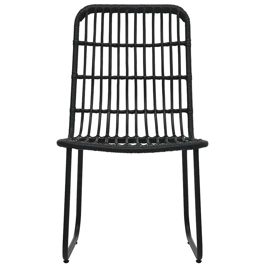 Ensemble à manger d'extérieur 5 pcs résine tressée et verre - 4