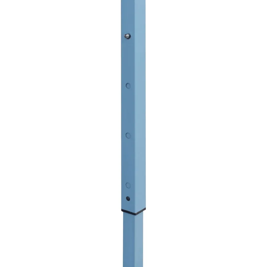 Tente de réception pliable avec 4 parois 3x6 m Acier Blanc - 8