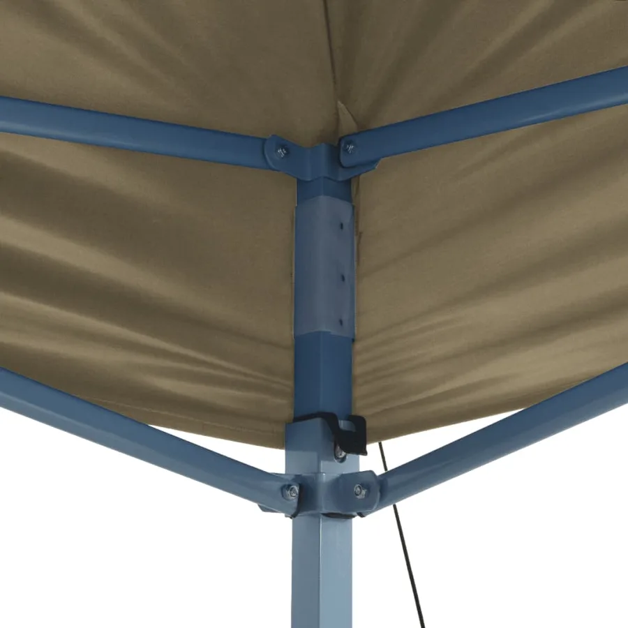 Tente pliable 3 x 4,5 m Blanc crème - 3