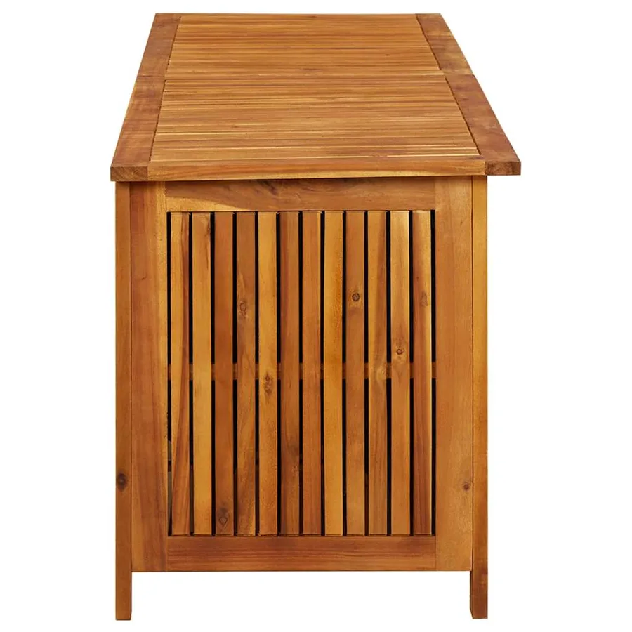 Boîte de rangement de jardin 175x50x58 cm Bois d'acacia solide - 5