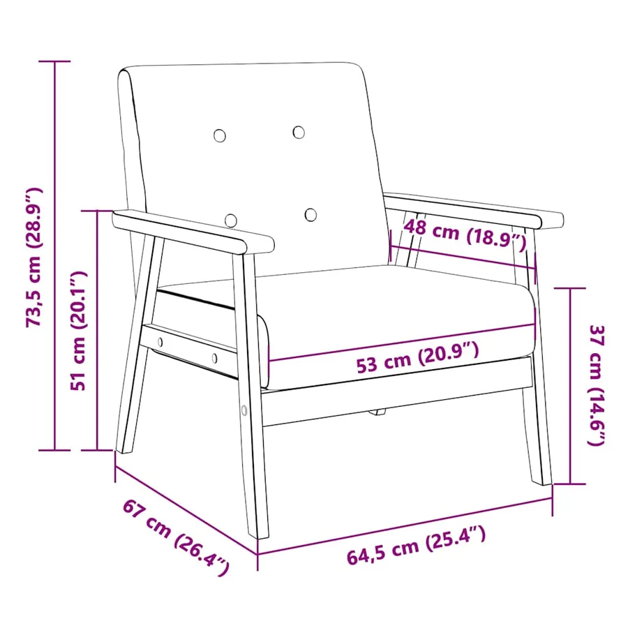 Fauteuil noir similicuir - 7