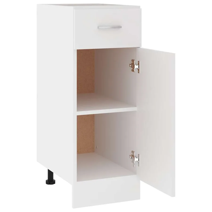 Meuble bas à tiroirs "Lyon" Blanc 30 x 46 x 81,5 cm Bois d'ingénierie - 6