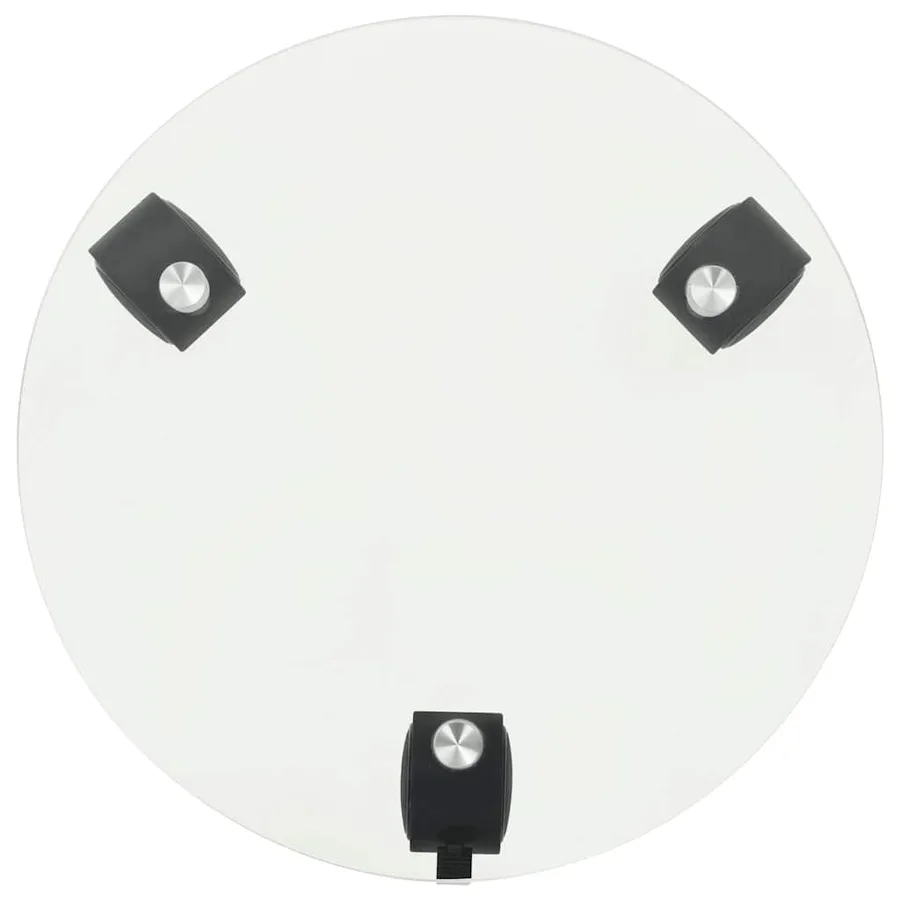 Porte-plantes roulant 2 pcs Verre trempé 28 cm Rond - 4