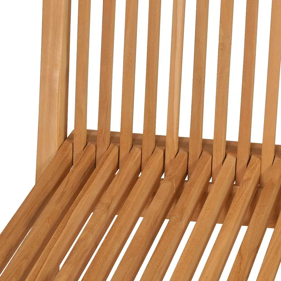 Ensemble à manger de jardin 7 pcs Bois de teck massif - 12