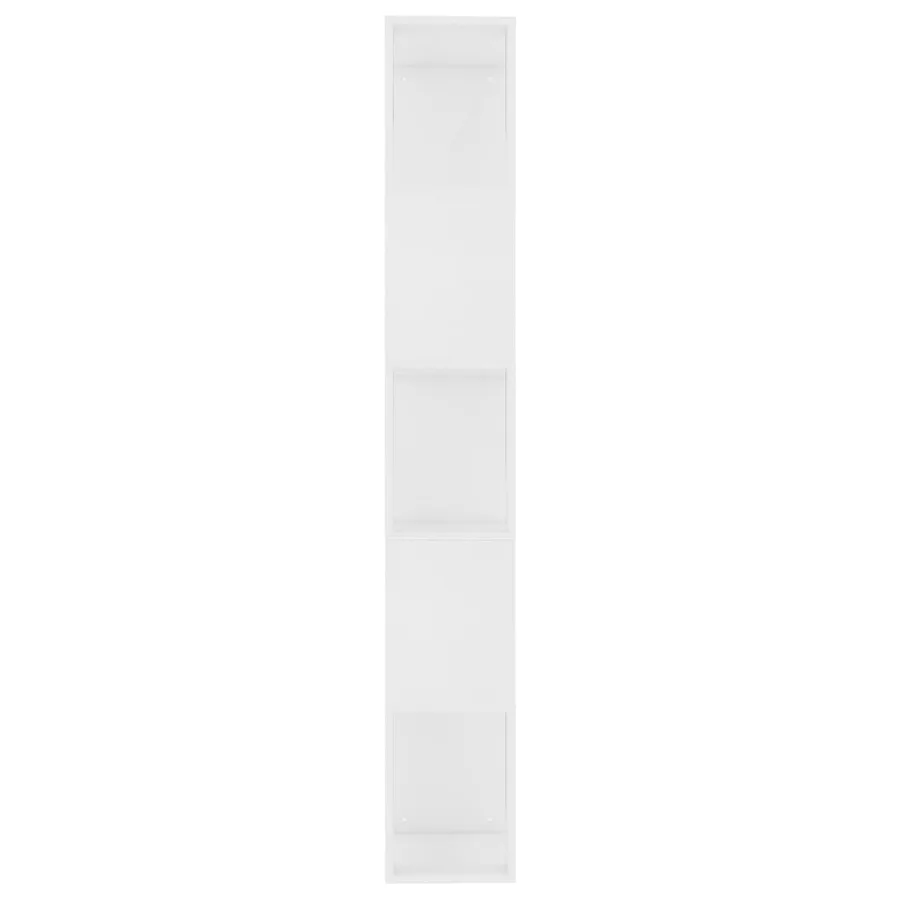 Bibliothèque/Séparateur de pièce Blanc Bois d’ingénierie - 6