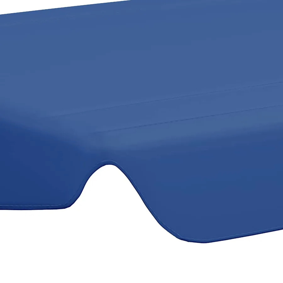 Toit de rechange de balançoire bleu 188/168x145/110 cm - 5