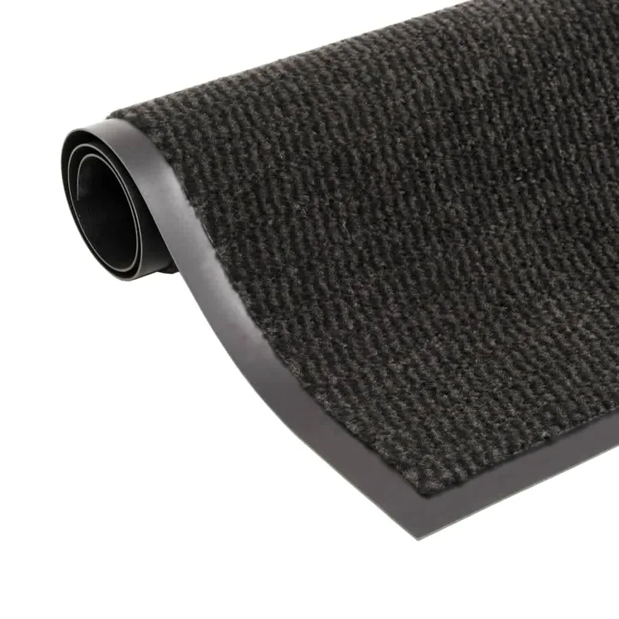 Paillassons rectangulaires 2 pcs 80 x 120 cm Noir - 2